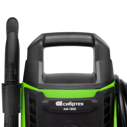 Моечная машина высокого давления Сибртех АМ-1800 58226, 1800 Вт, 140 бар, 350 л/ч, колесная купить в Урае