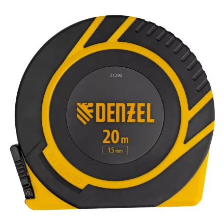 Рулетка геодезическая Denzel 20 м х 15 мм, закрытый корпус, фиберглассовая лента, 31290 купить в Урае