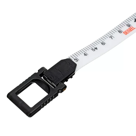 Рулетка геодезическая Denzel 20 м х 15 мм, закрытый корпус, фиберглассовая лента, 31290 купить в Урае