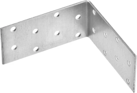 Крепежный угол ЗУБР &quot;МАСТЕР&quot; равносторонний, 40х80х80мм, 20шт 310205-040-080 купить в Урае