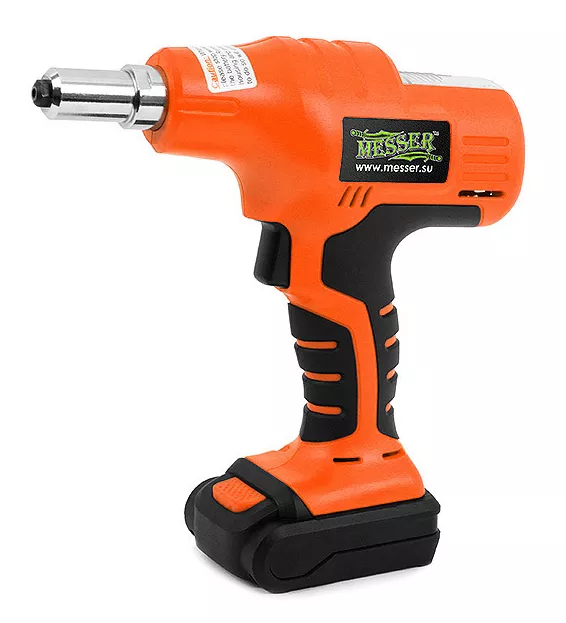 Аккумуляторный заклепочник MESSER W4560 для вытяжных заклепок (2,4 - 5,0 мм) купить в Урае