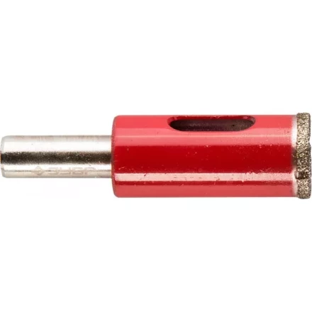 Сверло ЗУБР алмазное трубчатое по кафелю, керамике, зерно 60, 14мм 29850-14 купить в Урае