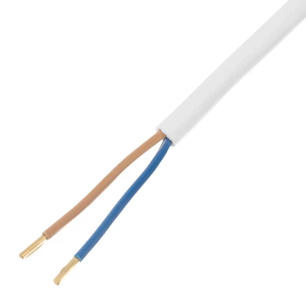 Шнур сетевой Denzel Energy Series, ПВС, 1,5 м, 2 x 1 мм, с неразборной вилкой, белый, 3 м, 37660 купить в Урае