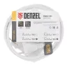 Шнур сетевой Denzel Energy Series, ПВС, 1,5 м, 2 x 1 мм, с неразборной вилкой, белый, 3 м, 37660 купить в Урае