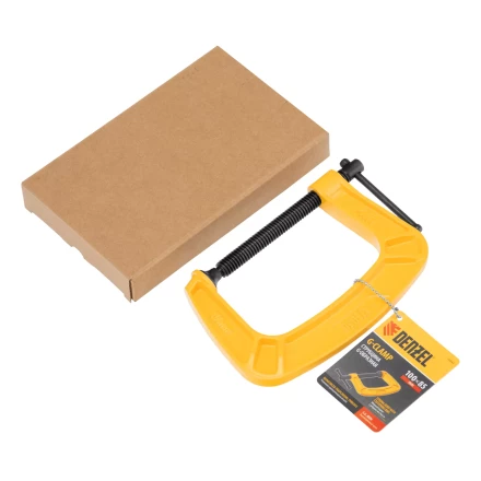 Струбцина G-образная Denzel, усиленная, 100 мм, 20643 купить в Урае