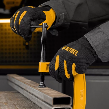 Струбцина G-образная Denzel, усиленная, 100 мм, 20643 купить в Урае