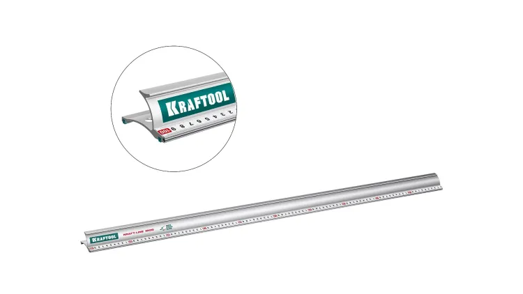 Усиленная линейка c направляющей KRAFTOOL 34275-100 купить в Урае