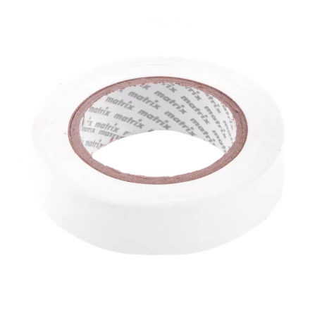 Изолента ПВХ 15 мм х 10 м белая 150 мкм Matrix 88775 купить в Урае