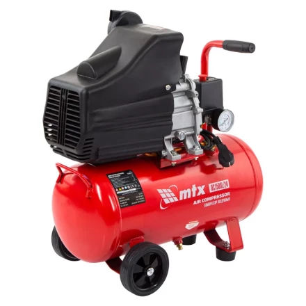 Компрессор воздушный MTX 58003, DC1500L/24, 1,5 кВт, 24 л, 210 л/мин купить в Урае