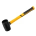Киянка резиновая, 225 г, черная, фибергласовая рукоятка c TPR покрытием Denzel 11143 купить в Урае