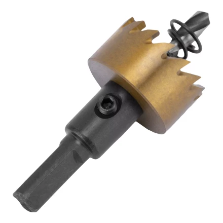 Коронка по металлу HSS, 26 мм, нитридтитановое покрытие Denzel 724105 купить в Урае