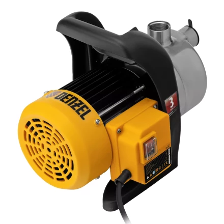 Садовый поверхностный насос Denzel GPL800Х 97302, 800 Вт, 3200 л/ч, подъем 42 м, нержавейка купить в Урае