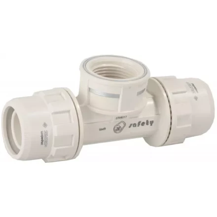 Тройник ЗУБР &quot;ШиреФит&quot; переходной &quot;штуцер с гайкой - внутренняя резьба - штуцер с гайкой&quot;, 26мм-3/4&quot;-26мм 51502-26-3/4-26 купить в Урае