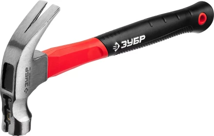 Молоток-гвоздодер ЗУБР &quot;МАСТЕР&quot;, боек c магнитом и фиберглассовой рукояткой, 450 г 20356-450 купить в Урае
