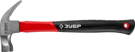 Молоток-гвоздодер ЗУБР &quot;МАСТЕР&quot;, боек c магнитом и фиберглассовой рукояткой, 450 г 20356-450 купить в Урае