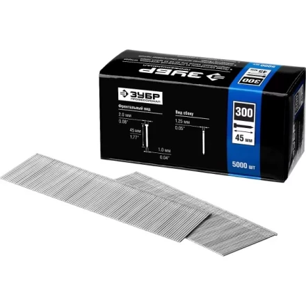 Гвозди тип 300, 45 мм, особотвердые, ЗУБР &quot;ПРОФЕССИОНАЛ&quot; 31830-45, 5000 шт 31830-45 купить в Урае