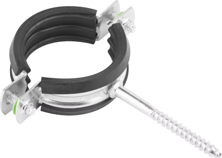 ЗУБР. Хомут трубный оцинкованный, с шурупом, 1 1/2&quot;, 1шт 37854-48-53-1 купить в Урае