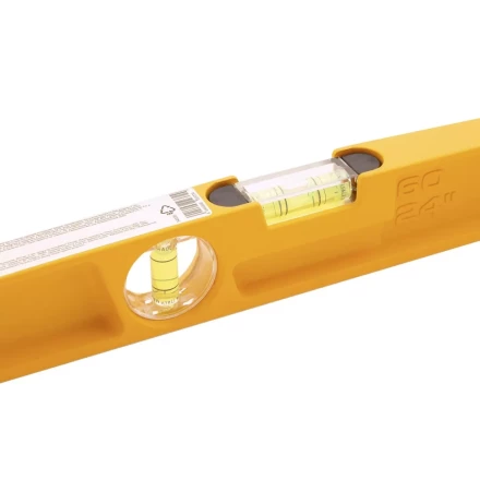 Уровень литой, 600 мм, 2 глазка, ударные площадки Denzel 34935 купить в Урае