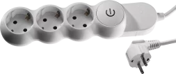 Удлинители электрические М700 3 гнезда с кнопкой серия МАСТЕР