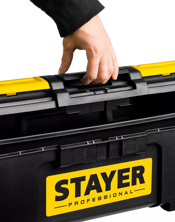 Ящик для инструмента "TOOLBOX-24" пластиковый, STAYER Professional 38167-24 купить в Урае