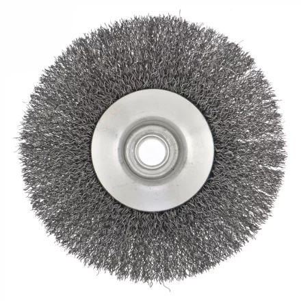Щетка для УШМ 125 мм М14 &quot;тарелка&quot; витая проволока СИБРТЕХ 746167 купить в Урае