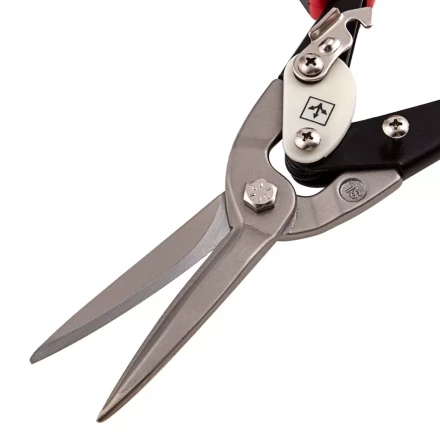 Ножницы по металлу Matrix 78328, удлиненные, 290 мм, прямой рез, CrMo, двухкомпонентные обрезиненные рукоятки, PRO купить в Урае