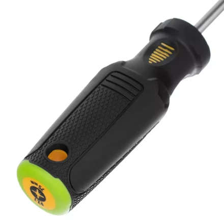 Отвертка PZ1x75 мм, CrV, трехкомпонентная рукоятка Denzel 12205 купить в Урае