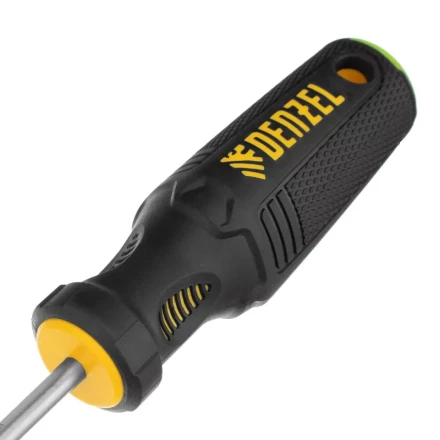 Отвертка PZ1x75 мм, CrV, трехкомпонентная рукоятка Denzel 12205 купить в Урае