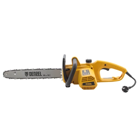 Пила цепная электрическая Denzel EDS-2000P 95616, 2 кВт,поперечная, шина 40 см, шаг 3/8, паз 1.3 мм, 57 звеньев купить в Урае