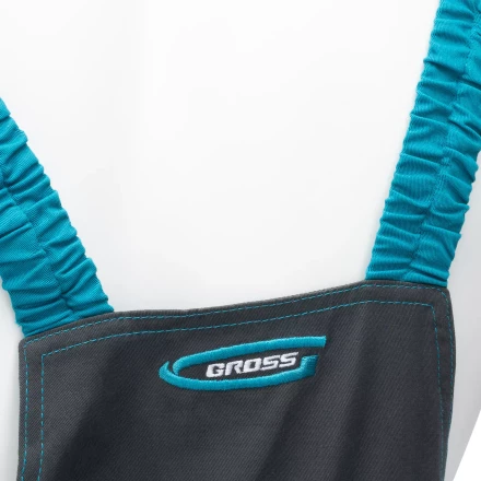 Полукомбинезон профессиональный рабочий Gross 90443, 97% хлопок 3% спандекс, L купить в Урае