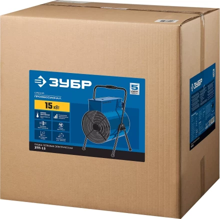 Пушка тепловая круглый корпус ЗТП-15 серия ПРОФЕССИОНАЛ купить в Урае