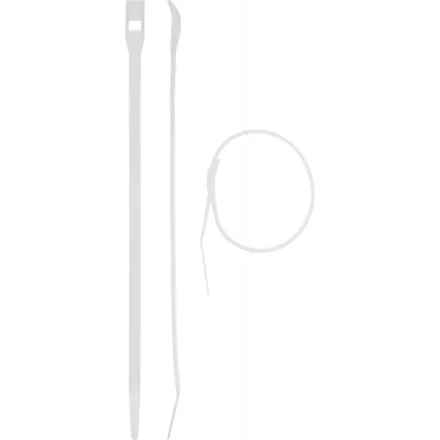 Кабельные стяжки белые КОБРА, с плоским замком, 3.6 х 150 мм, 50 шт, нейлоновые, ЗУБР 30930-36-150 купить в Урае