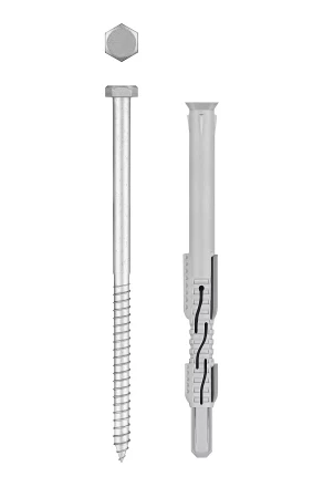ЗУБР ФД-П 10 x 160 мм, фасадный дюбель, нейлон/цинк, 50 шт (301475-160) купить в Урае