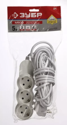 Удлинители электрические М500 3 гнезда серия МАСТЕР купить в Урае