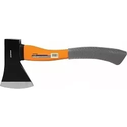 Топор с фибергласовой обрезиненной ручкой 0,8 кг Кратон 2 15 04 003 купить в Урае