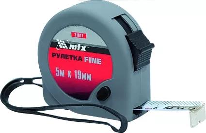 Рулетка Fine 3 м х 13 мм пластиковый корпус  MATRIX 31016 купить в Урае