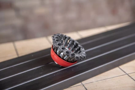 Кордщетка HAMMER чаша 75мм для УШМ витая сталь (207-105) купить в Урае