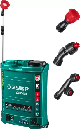 ЗУБР 16 л, аккумуляторный опрыскиватель (ОПС-16) купить в Урае