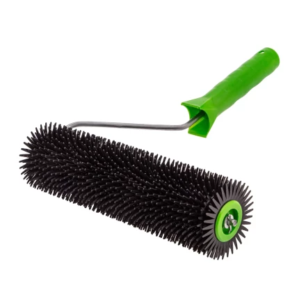 Валик игольчатый для наливных полов с ручкой, острая игла, 240 мм Сибртех 81110 купить в Урае