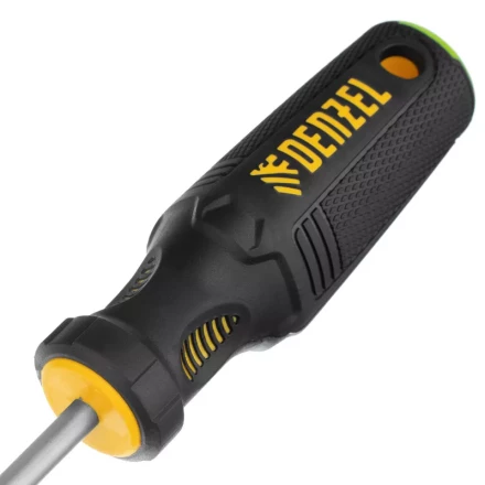 Отвертка PZ2x100 мм, CrV, трехкомпонентная рукоятка Denzel 12207 купить в Урае