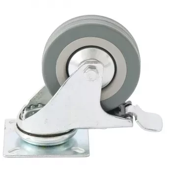 Колесо поворотное с тормозом d-50мм крепление платформенное СИБРТЕХ 68719 купить в Урае