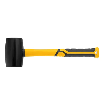 Киянка резиновая, 680 г, черная, фибергласовая рукоятка c TPR покрытием Denzel 11145 купить в Урае