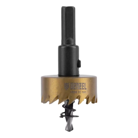 Коронка по металлу HSS, 30 мм, нитридтитановое покрытие Denzel 724108 купить в Урае