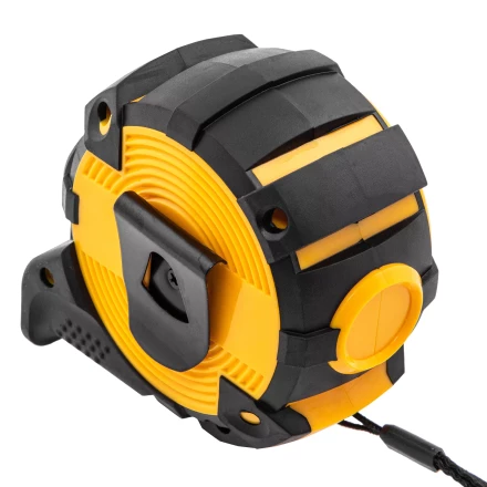 Рулетка Denzel 10м х 32мм, автоматич. фиксац., нейлон. покрытие, магнит. зацеп, двухстор. разметка, 31525 купить в Урае