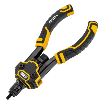 Заклепочник для резьбовых заклепок Denzel 40501, двуручный, заклепки М3, М4, М5, М6, М8, М10, M12 купить в Урае