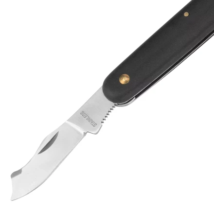 Нож садовый Palisad, 165 мм, складной, окулировочный, пластиковая рукоятка, 790547 купить в Урае