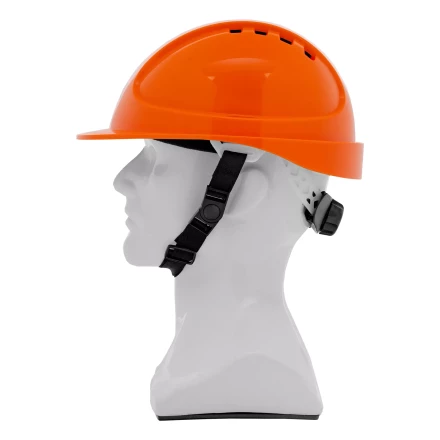 Каска защитная ударопрочная Denzel 89206, ABS/PC, плавная регулировка, модель «Форвард» (К-05),оранж. купить в Урае