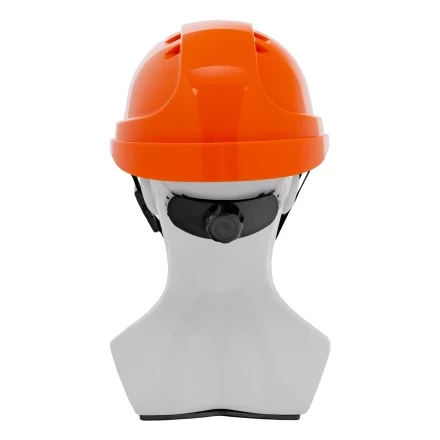 Каска защитная ударопрочная Denzel 89206, ABS/PC, плавная регулировка, модель «Форвард» (К-05),оранж. купить в Урае