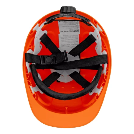 Каска защитная ударопрочная Denzel 89206, ABS/PC, плавная регулировка, модель «Форвард» (К-05),оранж. купить в Урае