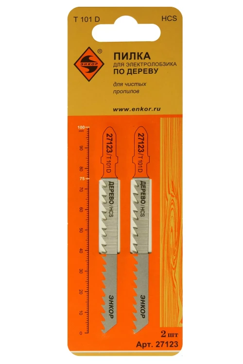 Пилка для электролобзика T101 D 2 шт. Энкор 27123 купить в Урае